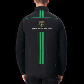 Lamborghini Jacket Sleeveless Squadra Corse Black / Green LB18G1M - mens