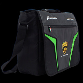 Lamborghini Messenger bag Squadra Corse Tarpaulin Black / Green LCUSB283504