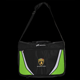 Lamborghini Messenger bag Squadra Corse Tarpaulin Black / Green LCUSB283504