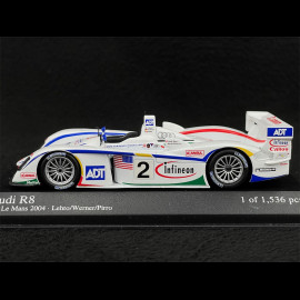 Audi R8 n° 2 3. 24h Le Mans 2004 1/43 Minichamps 400041302