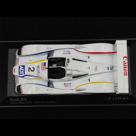 Audi R8 n° 2 3. 24h Le Mans 2004 1/43 Minichamps 400041302