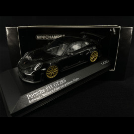 Porsche 911 GT2 RS Black - Gold 1/43 Minichamps 410067291