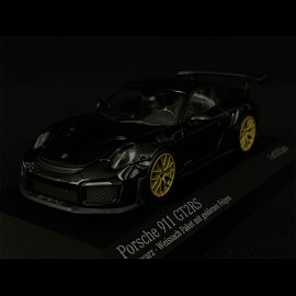 Porsche 911 GT2 RS Black - Gold 1/43 Minichamps 410067291