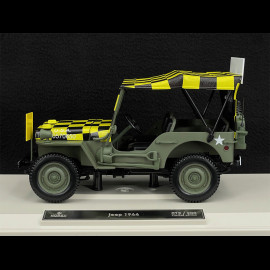 Jeep Army 1944 Follow Me Green 1/18 Norev 189019