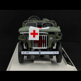 Jeep Army 1944 Ambulance Green 1/18 Norev 189018