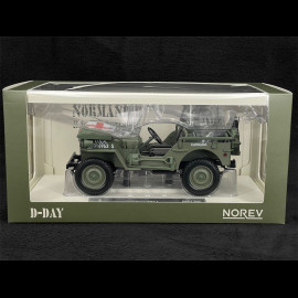 Jeep Army 1944 Ambulance Green 1/18 Norev 189018