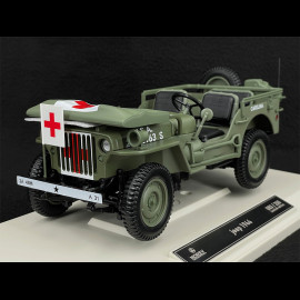 Jeep Army 1944 Ambulance Green 1/18 Norev 189018