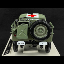 Jeep Army 1944 Ambulance Green 1/18 Norev 189018