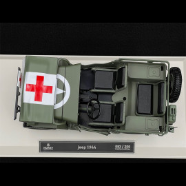 Jeep Army 1944 Ambulance Green 1/18 Norev 189018