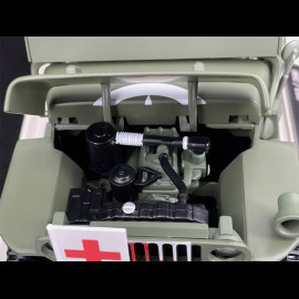 Jeep Army 1944 Ambulance Green 1/18 Norev 189018