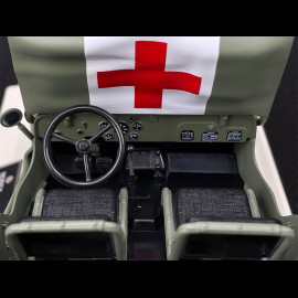 Jeep Army 1944 Ambulance Green 1/18 Norev 189018