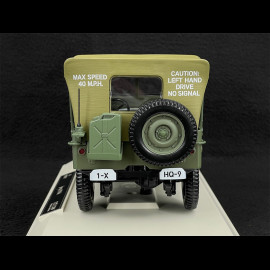 Jeep Army 1944 1st Infantry Division US Army Green 1/18 Norev 189017