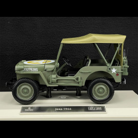 Jeep Army 1944 1st Infantry Division US Army Green 1/18 Norev 189017