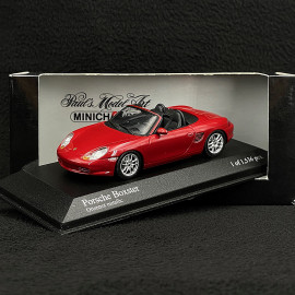 Porsche Boxster Type 986 2002 Orient Red Metallic 1/43 Minichamps 400062031