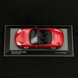 Porsche Boxster Type 986 2002 Orient Red Metallic 1/43 Minichamps 400062031