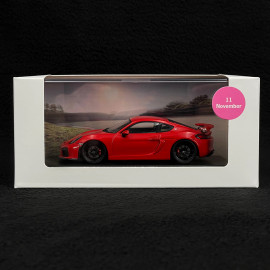 Porsche Cayman GT4 Type 981 2015 Metallic Guards Red 1/43 Spark MAP02021116