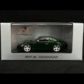 Porsche 911 type 991 Carrera S N ° 1 million 1000000 Irischgrün 1/43 Spark WAP0209100H