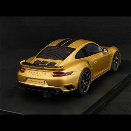 Porsche 911 Turbo S Exclusive Type 991 2018 Gold 1/18 GT Spirit GT444