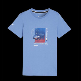 BMW T-shirt Motorsport Puma Car Graphic Bleu 624197-05 - kinder