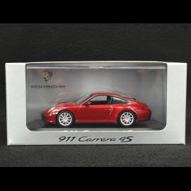 Porsche 911 Carrera 4S type 997 2009 Rubinrote 1/43 Minichamps WAP02001718