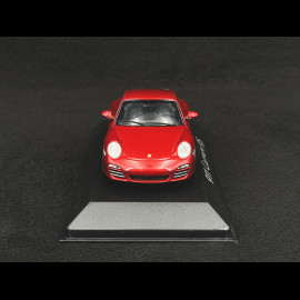 Porsche 911 Carrera 4S type 997 2009 Rubinrote 1/43 Minichamps WAP02001718