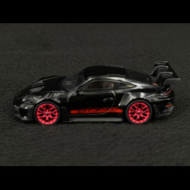 Porsche 911 GT3 RS Type 992 2022 Black / Red Stripes 1/64 Mini GT MGT00681-L