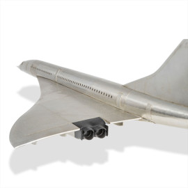 Flugzeug Concorde 1976 mit Aluminiumsockel AP460