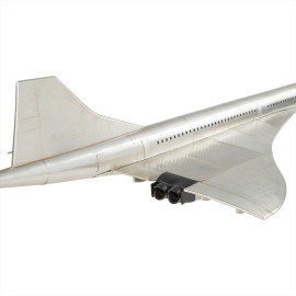 Flugzeug Concorde 1976 mit Aluminiumsockel AP460