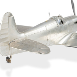 Flugzeug Spitfire Mk I 1936 mit Aluminiumsockel AP456