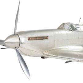 Flugzeug Spitfire Mk I 1936 mit Aluminiumsockel AP456