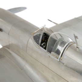 Flugzeug Spitfire Mk I 1936 mit Aluminiumsockel AP456