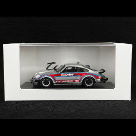 Porsche 911 turbo RS 1974 Von Karajan Martini Streifen 1/43 Spark MAP02061314