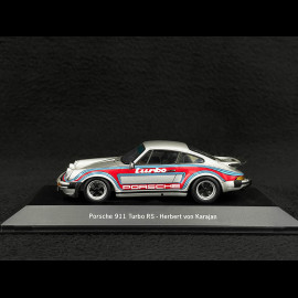 Porsche 911 turbo RS 1974 Von Karajan Martini Streifen 1/43 Spark MAP02061314