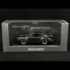 Porsche 911 type 930 Turbo 3.3 metallic oak green 1/43 Minichamps CA04316035