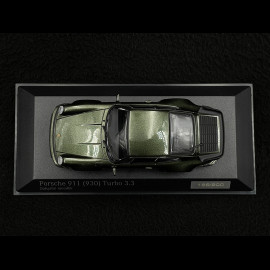 Porsche 911 type 930 Turbo 3.3 metallic oak green 1/43 Minichamps CA04316035