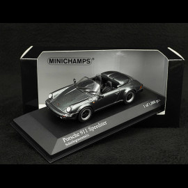 Porsche 911 Speedster 1988 Schiefergrau metallic 1/43 Minichamps 430066135