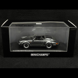 Porsche 911 Speedster 1988 Schiefergrau metallic 1/43 Minichamps 430066135