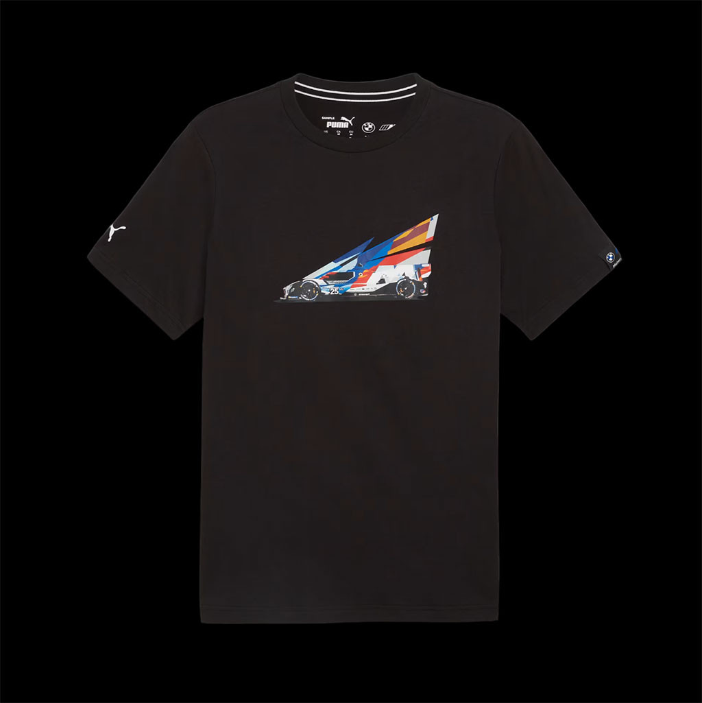 BMW T-shirt Motorsport Hybrid V8 N°25 Puma Schwarz 627467-001  