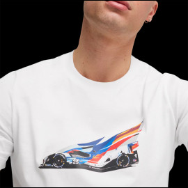 BMW T-shirt Motorsport Hybrid V8 N°25 Puma Weiß 627467-002 - herren