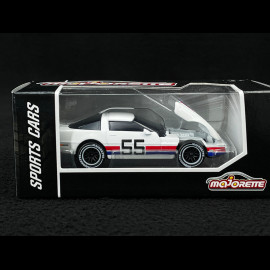 Chevrolet Corvette C4 n° 55 Racing Sports Premium Showbox Weiß / Blau / Rot 1/59 Majorette 212052793STB