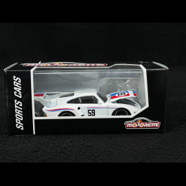 Porsche 935 Brumos n° 59 Racing Sports Premium Showbox Weiß 1/59 Majorette 212052793STB