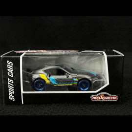 Toyota GR Supra Racing Sports Premium Showbox Grau / Gelb / Blau 1/59 Majorette 212052793STB