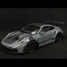 Porsche 911 GT3 RS Type 992 Weissach Package 2024 Arctic Grey 1/18 Minichamps 110062024