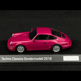 Porsche 911 Typ 964 30. jahrestag Techno Classica 2018 Rubystone 1/43 Spark WAX02020074