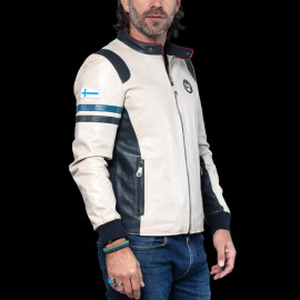 Ari Vatanen Jacket Pikes Peak 1988 Leather Ecru Beige 27543-2001 - men