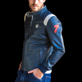 Ari Vatanen Jacket Pikes Peak 1988 Leather Navy blue 27543-1000 - men