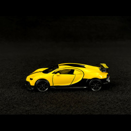 Bugatti Chiron Pur Sport Racing Sports Premium Showbox Yellow / Black 1/59 Majorette 212052793STB