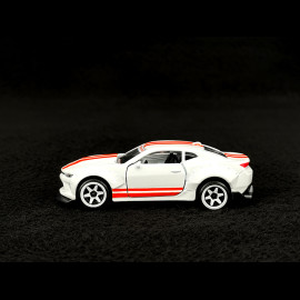 Chevrolet Camaro Racing Sports Premium Showbox Weiß / Orange 1/59 Majorette 212052793STB