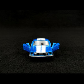 Ford Mustang Fastback Racing Sports Premium Showbox Blue / White 1/59 Majorette 212052793STB