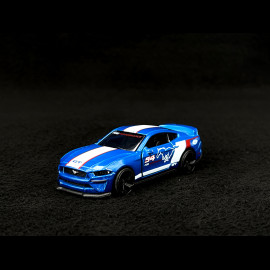 Ford Mustang GT n° 54 Racing Sports Premium Showbox Blau / Weiß 1/59 Majorette 212052793STB